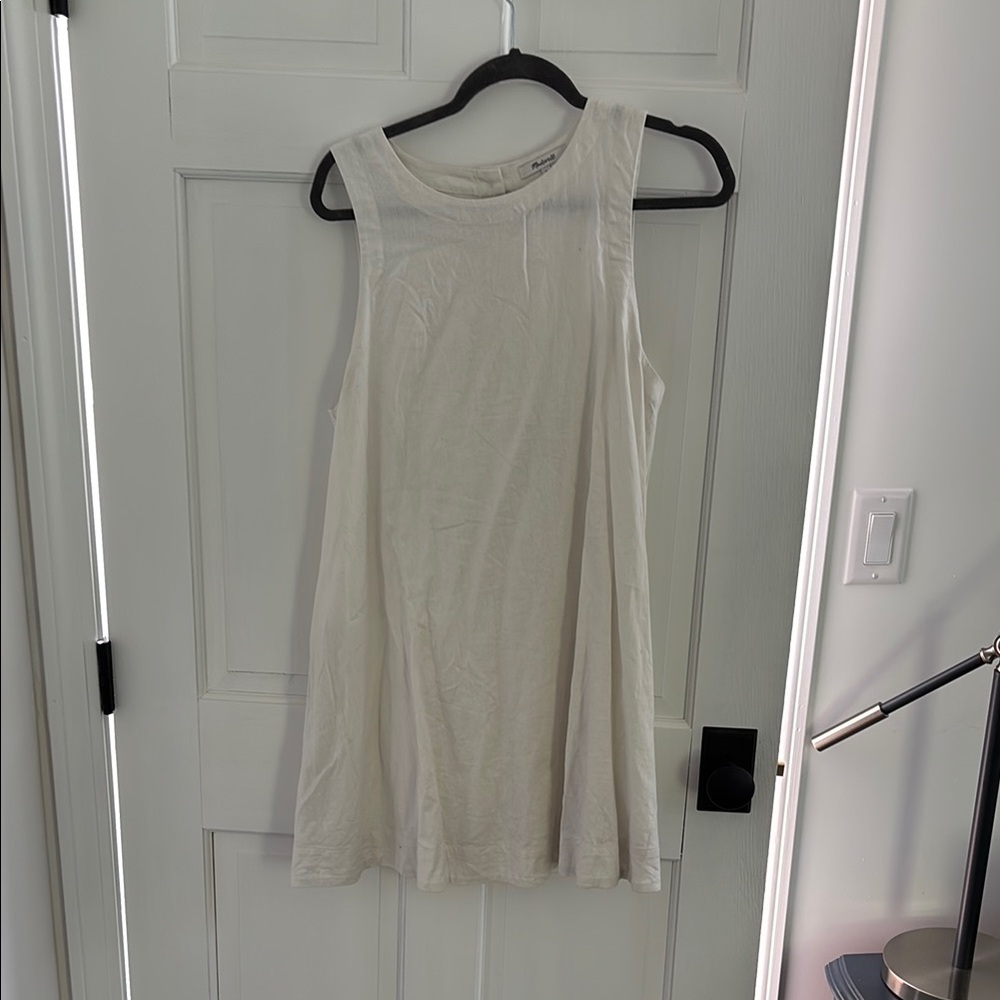 Madewell Cream Sleeveless Boxy Tank Top